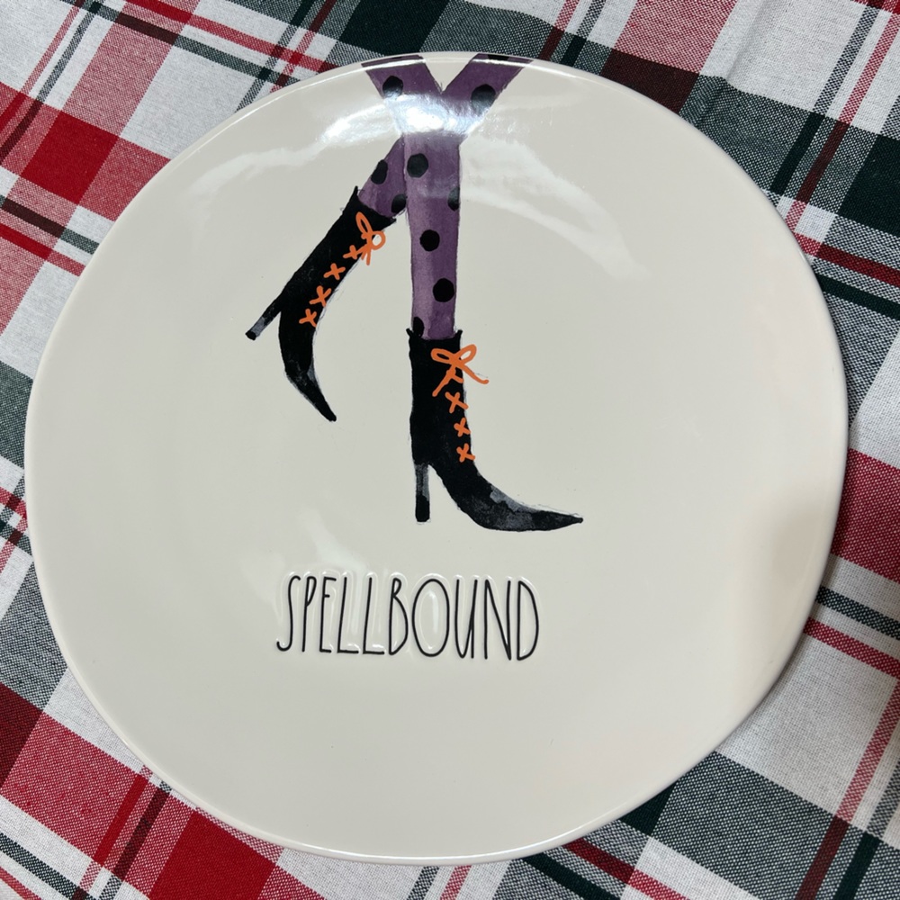 2 Dinner Size Rae Dunn Halloween Plates